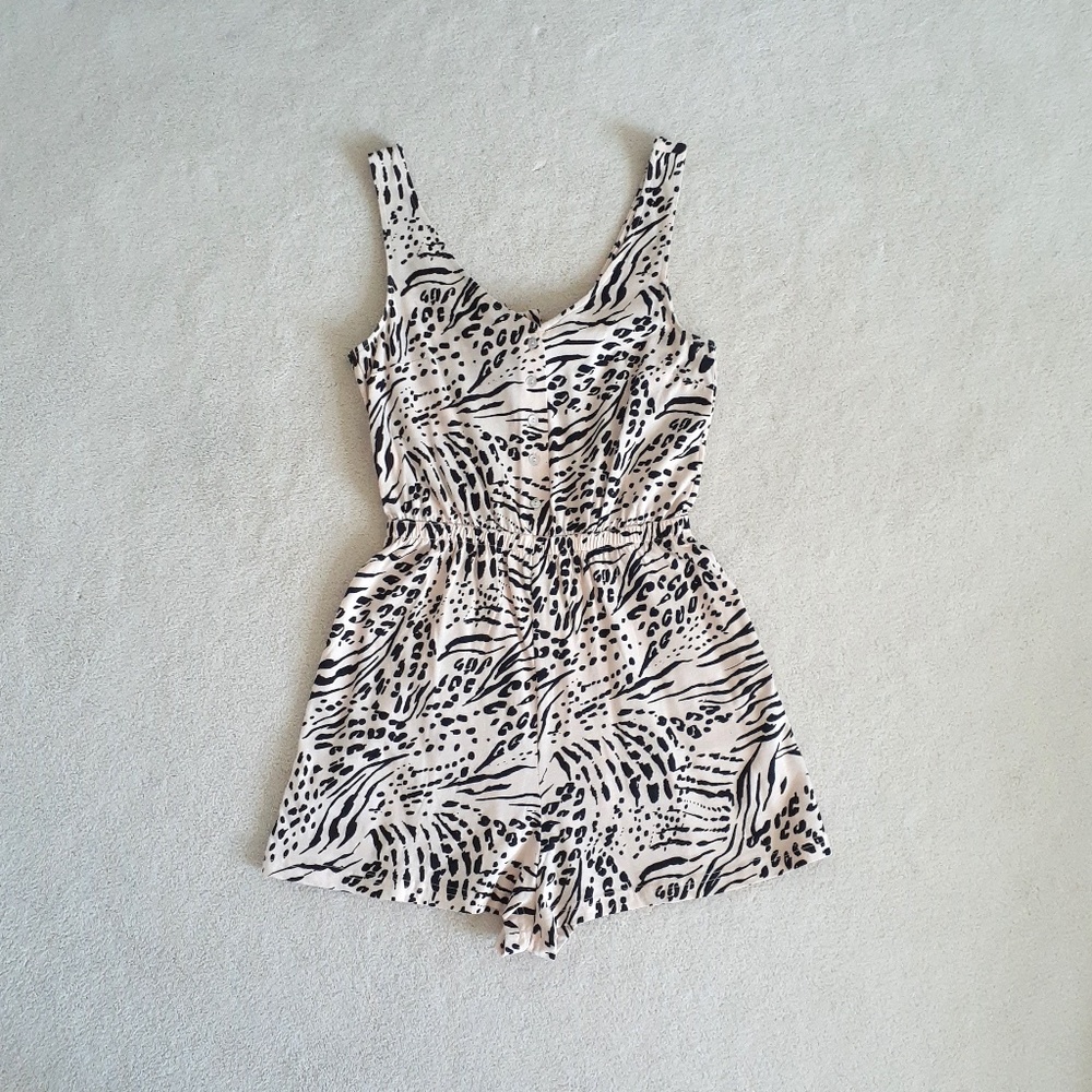 H&M Leopard Print Romper